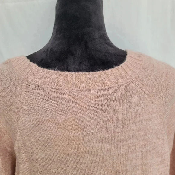 NWT Lauren Conrad Size XL Pink Narwal Dolphin Fuzz Graphic Tunic Sweater Stretch - Picture 4 of 13